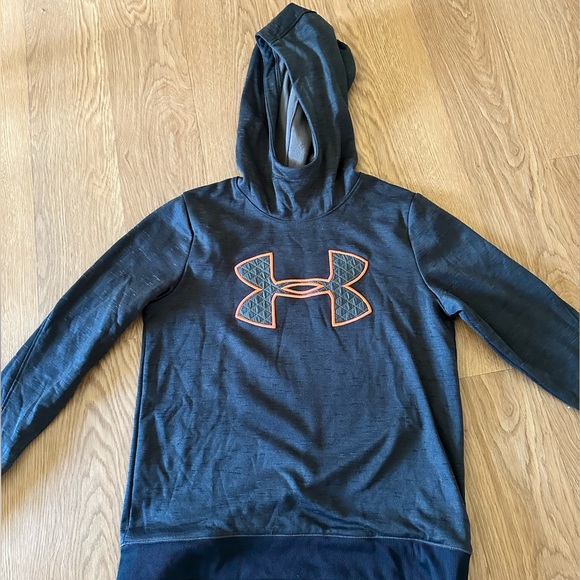 Under Armour sweatshirt hoodie cold gear size Medium grey - Picture 3 of 5